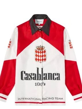 Mens Casablanca Silk Shirt